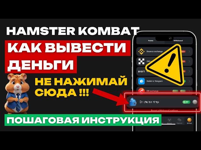 ️КАК ВЫВЕСТИ ДЕНЬГИ ИЗ HAMSTER KOMBAT | КАК ПРОДАТЬ МОНЕТЫ ХОМЯКА | MEMO, UID, АДРЕС