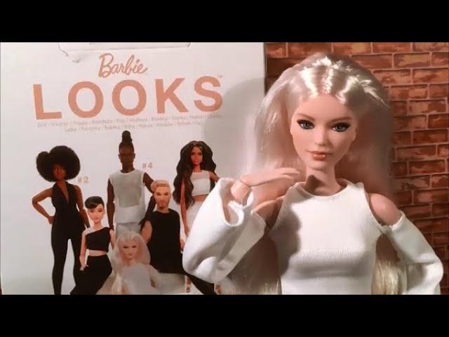 Mattel Barbie Looks 2021 tall blonde. Барби Лукс блондинка.