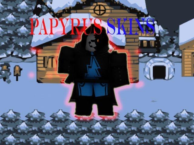 Roblox Papyrus Skins  Undertale: Fight for Love