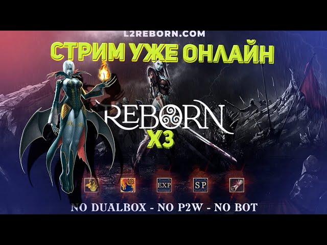 L2Reborn x3 Стрим Lineage 2 Stream Reborn ProxyServer 4KK exp за 10мин