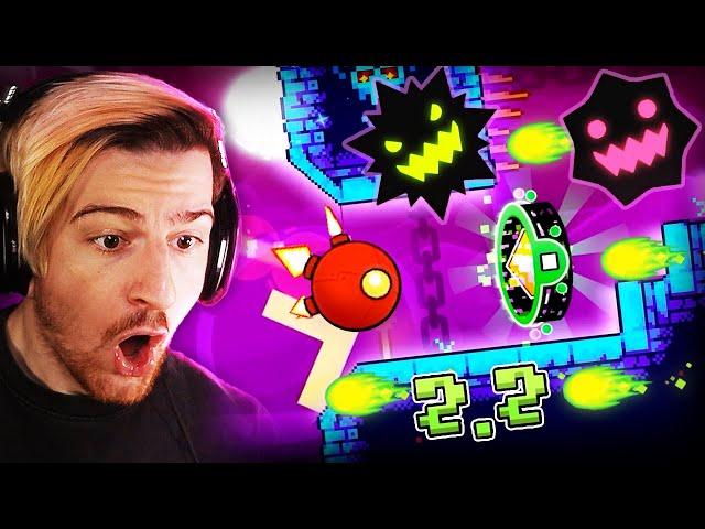 GEOMETRY DASH 2.2 IS FINALLY HERE & IT IS AMAZING!!! | Geometry Dash 2.2