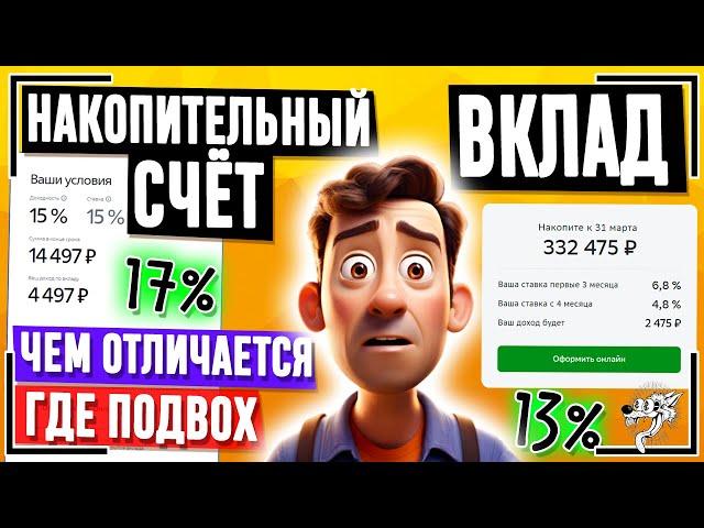 Накопительный счёт или вклад? Чем отличается ВКЛАД от НАКОПИТЕЛЬНОГО СЧЁТА? Условия + проценты