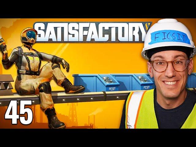 Cranking through Milestones — SATISFACTORY 1.0 blind playthrough (45)