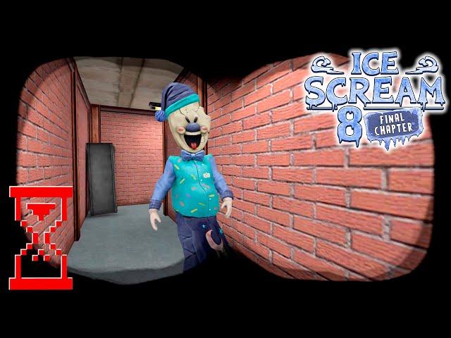 Эксперимент в Мороженщике 8 : пройти всю игру в маске Мини - Рода // Ice Scream 8