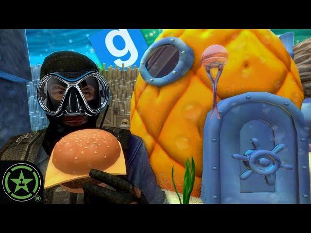 SECRETS OF BIKINI BOTTOM - Gmod Gune: TTT | Let's Play