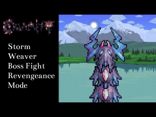 Terraria Calamity - Storm Weaver Boss Fight - Revengeance Mode