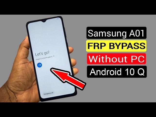 SAMSUNG A01 FRP BYPASS/SAMSUNG A01 (A015F) GOOGLE ACCOUNT UNLOCK/FRP REMOVE 100% WORKING |