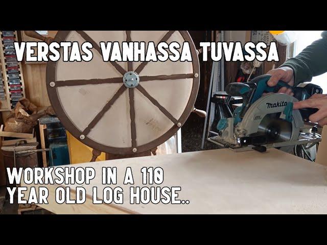 Workshop In a 110 Year Old Log House | Prop Building & Restoration