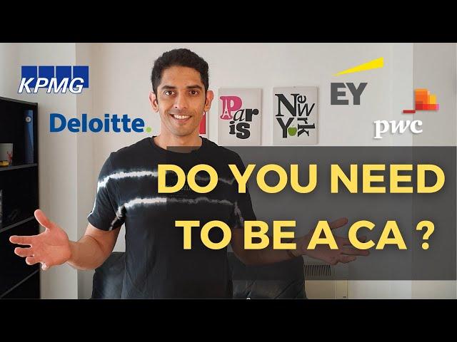 Do you need to be an accountant to work at the Big 4? (KPMG, Deloitte, EY, PwC)