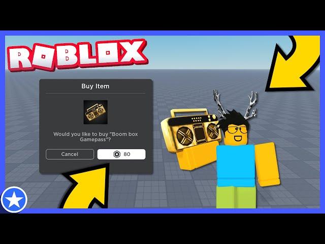 ROBLOX Gamepass Tutorial