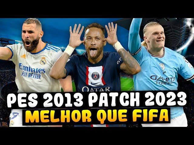 PES 2013 PATCH 2023 ATT é leve Para PC FRACO e Melhor que o FIFA 23