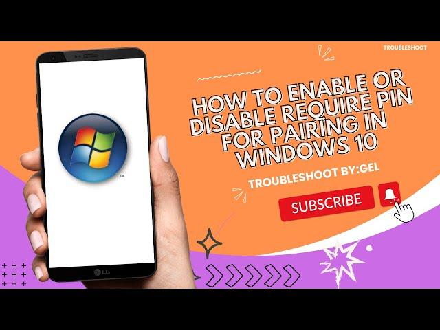 HOW TO ENABLE OR DISABLE REQUIRE PIN FOR PAIRING WHEN PROJECTING TO THIS PC IN WINDOWS 10 (2024)