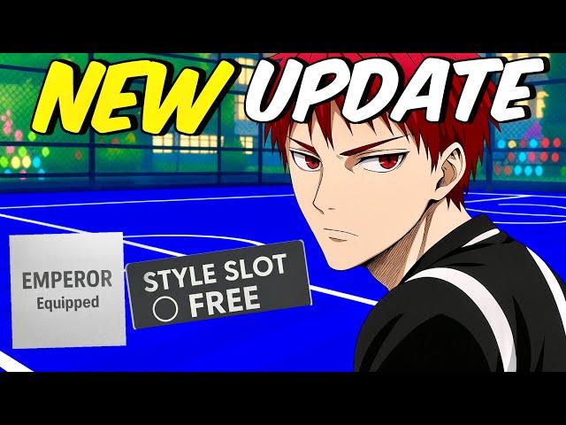 NEW CODES & FREE STYLE SLOT! EVERYTHING IN EMPEROR UPDATE | Basketball Zero