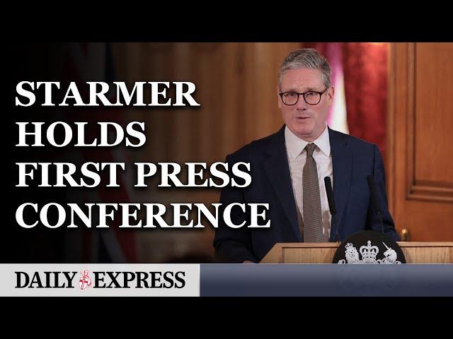 Watch in full: Keir Starmer holds first press conference as PM