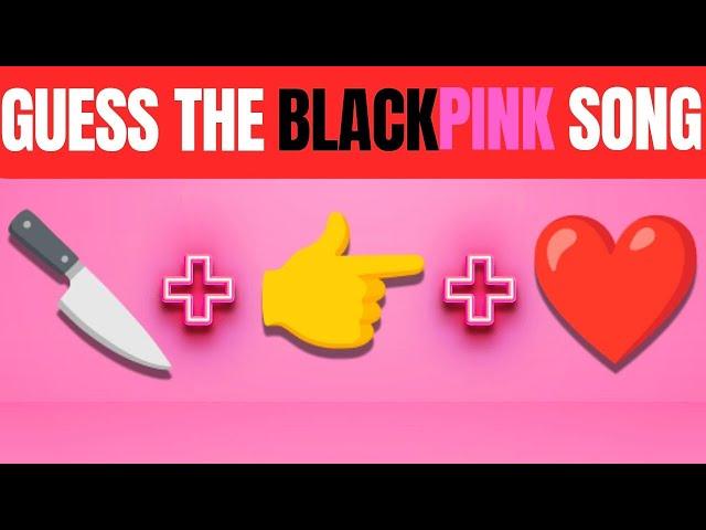 Can You Guess The BLACKPINK By Emoji? | KPop Quiz (Part 1)