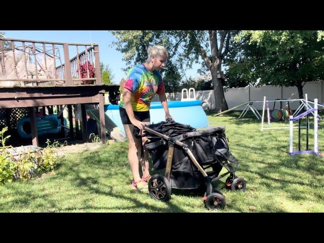 How To Fold Your Pet Rover Dog Stroller and More! Titan HD Stroller Update