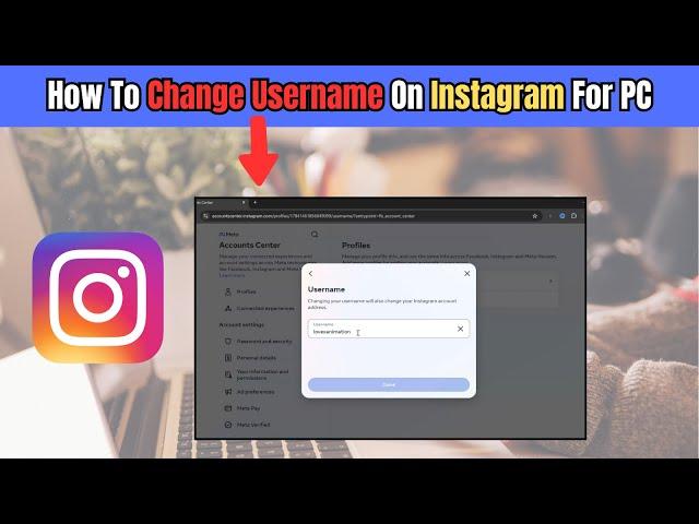 How To Change Username On Instagram Desktop/Laptop/PC Tutorial