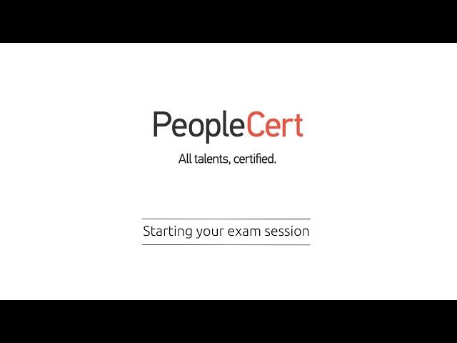 OLP Guidelines (Video) - Step 4: Starting your Exam Session