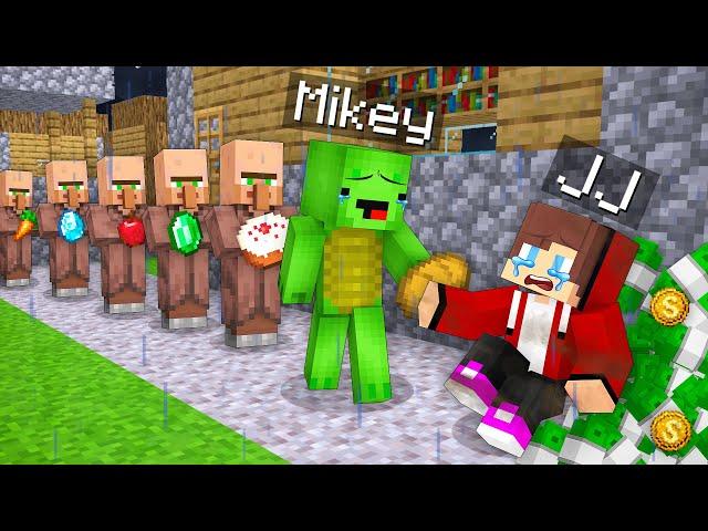 JJ Became FAKE POOR To Prank Mikey in Minecraft (Maizen)