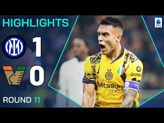 INTER-VENEZIA 1-0 | HIGHLIGHTS | 11ª GIORNATA | SERIE A ENILIVE 2024/25