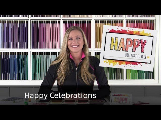 Happy Celebrations card project from Brandy Cox