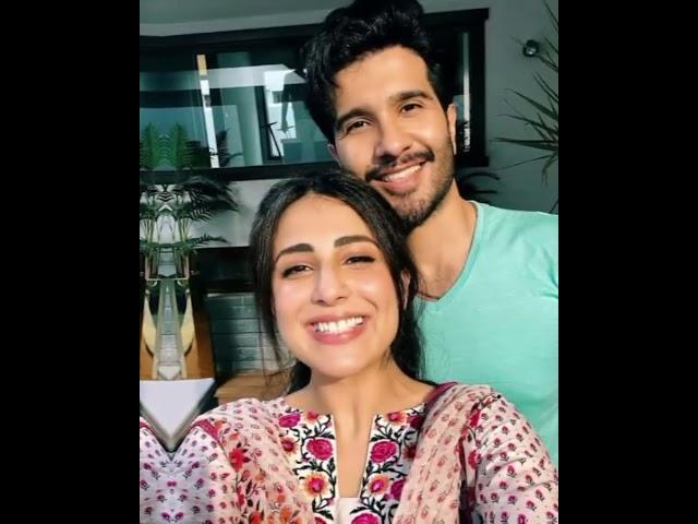 Feroz khan️ with his Second Wife️ Ushna Shah  #lovelife #couplegoals #trendingshorts