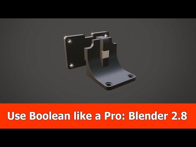 Use Booleans like a Pro with Blender 2.8 and Fast Carve