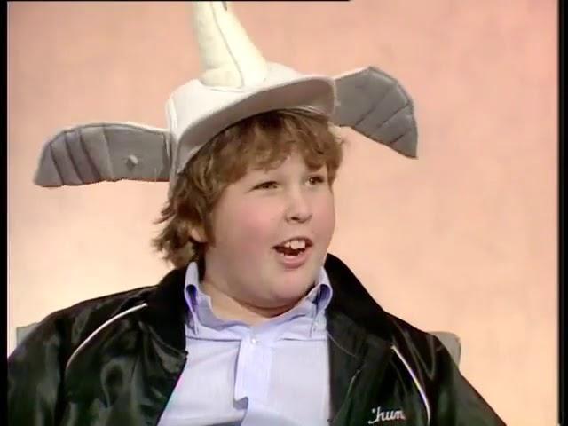 BBC Archive 1985 Wogan - Jeff Cohen "The Goonies"