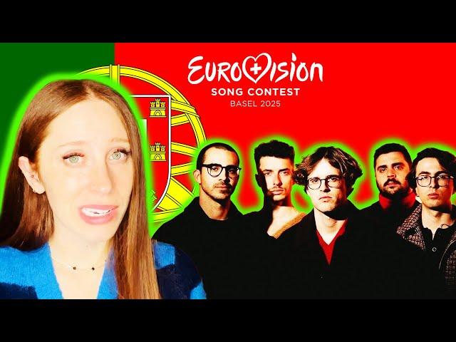 LET'S REACT TO PORTUGAL'S SONG FOR EUROVISION 2025 // NAPA "DESLOCADO"