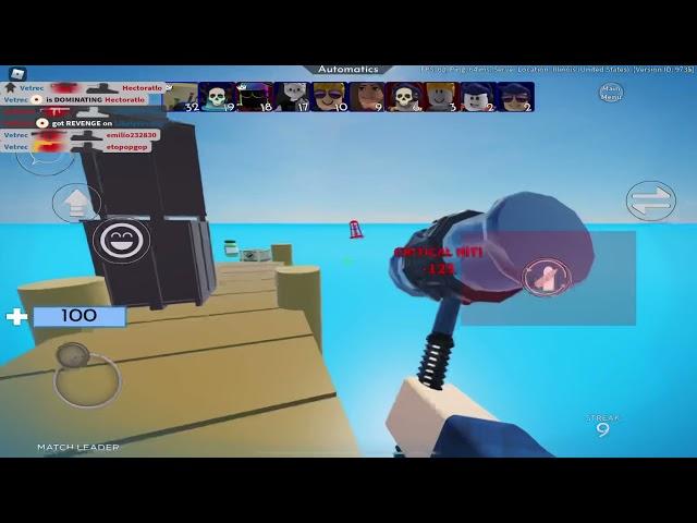 Mobile Player Destroying PC Players | ROBLOX Arsenal