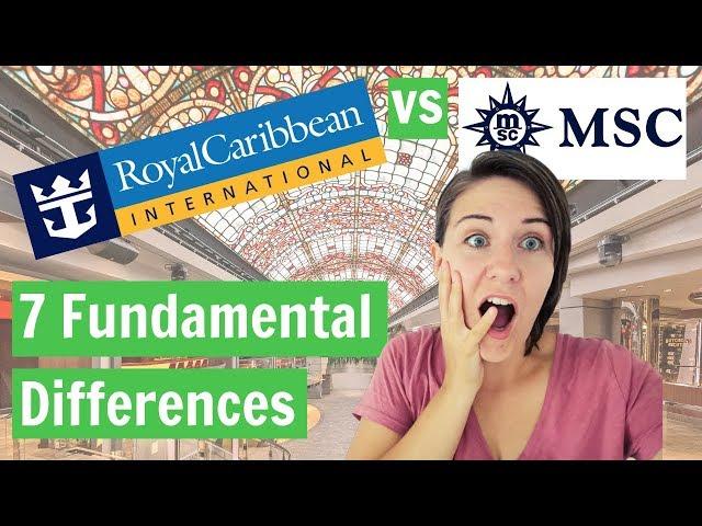 Royal Caribbean vs MSC: 7 Fundamental Differences