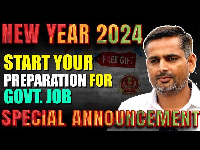 SSC CGL 2024 | MATHS | BY RAKESH YADAV SIR | NEW YEAR 2024 ANNOUNCEMENT