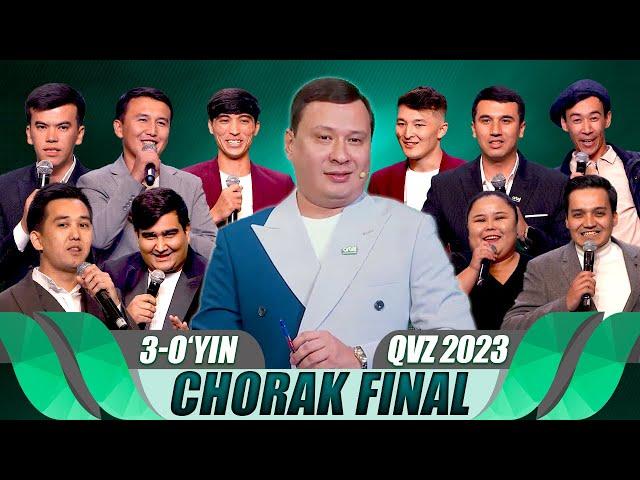 QVZ 2023 | OLIY LIGA | CHORAK FINAL | 3-O'YIN