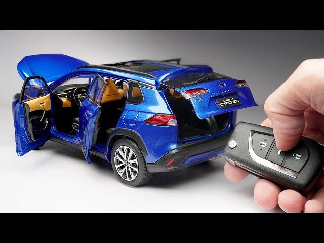 Unboxing of Corolla Cross 1:18 Scale Diecast  (Highly Detailed Model)