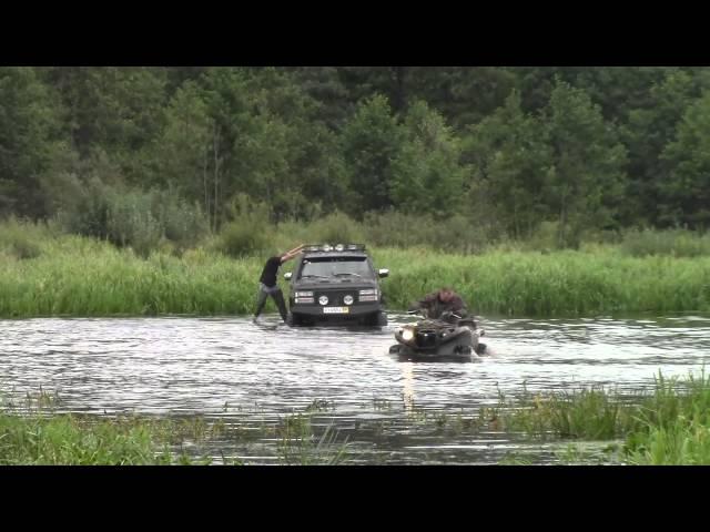 УАЗ НИВА JEEP GMC FRONTERA через реки, к новой часовне