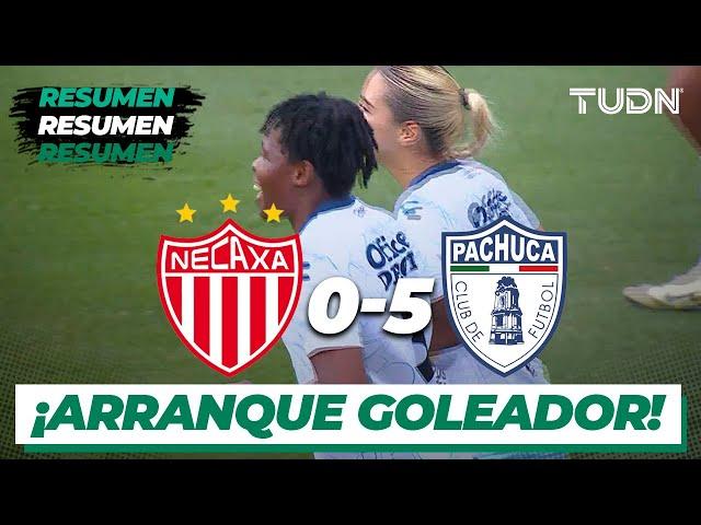 Resumen y goles | Necaxa 0-5 Pachuca | Liga Mx Femenil AP2024-J1 | TUDN