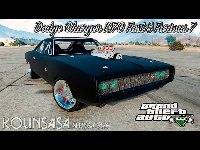 GTA 5 Dodge Charger R/T 1970 Fast & Furious 7