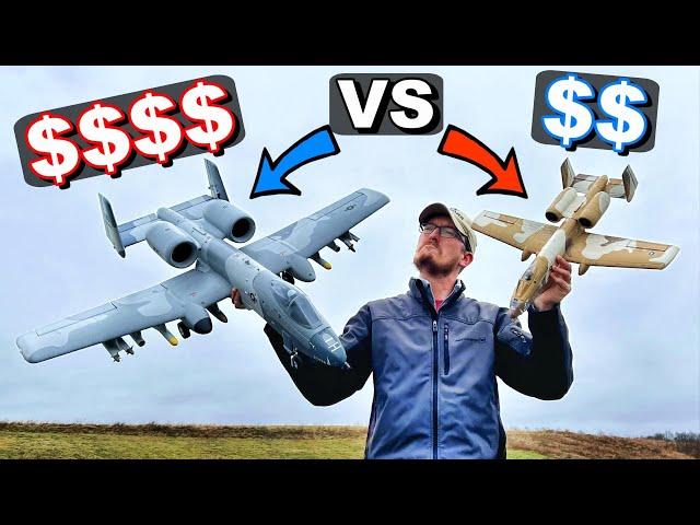 CHEAP RC Jet vs EXPENSIVE RC Jet - Which A-10 Thunderbolt Warbird is Better? - TheRcSaylors