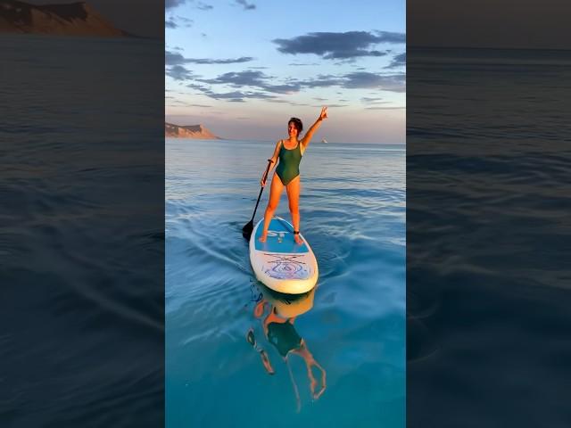 Сап прогулка на закате #сапборд #sup #supboard #витязево #сукко #анапа #sea #сап