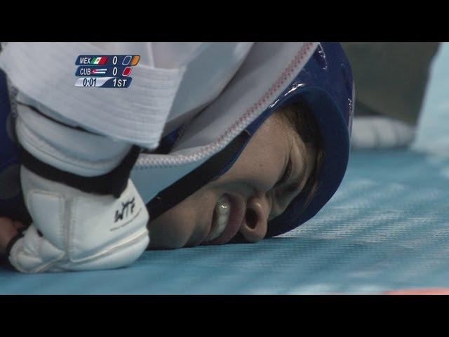 Mexico's Maria Del Rosario Espinoza Wins Taekwondo +67kg Bronze - London 2012 Olympics