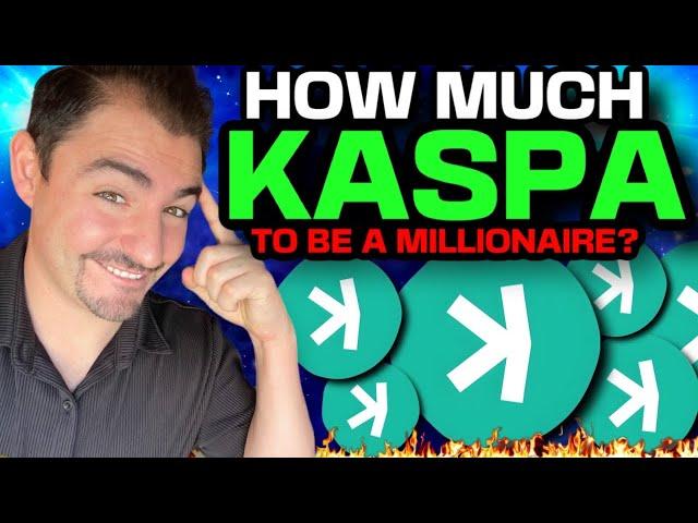 How Much Kaspa To Be A Millionaire? (KASPA Price Prediction 2025) Kaspa Coin Will EXPLODE! $KAS