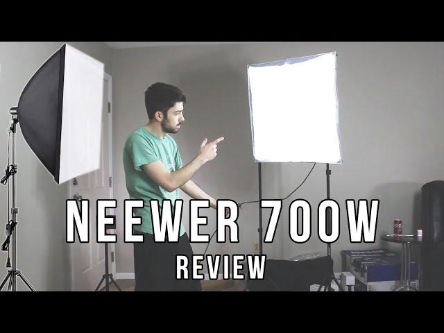 Neewer 700w Professional Softbox Light Kit - REVIEW and TEST