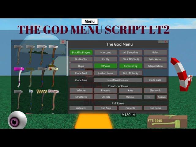 Lumber Tycoon 2 Script  Toad's AutoBuild [ Free ]  The GOD Menu Roblox Scripts