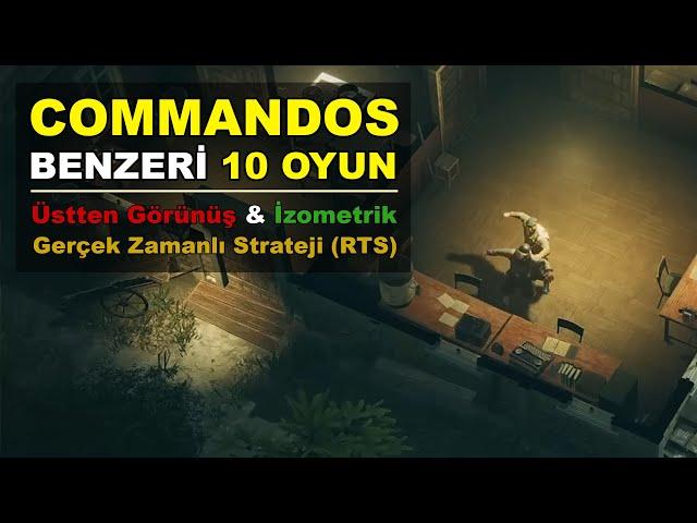 EN İYİ 10 COMMANDOS BENZERİ OYUNLAR | RTS Oyunları #strategy #rts #steam #games #gaming #bestgame