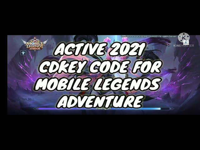 CDKEY CODE 2021 FOR MOBILE LEGENDS ADVENTURE