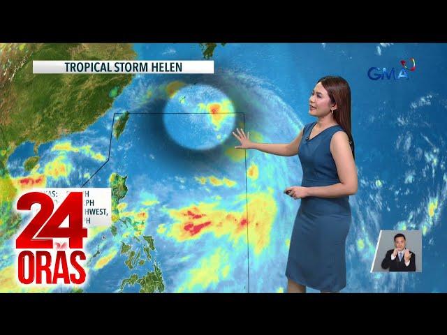 Bagyong Gener at Helen, nakalabas na ng PAR pero patuloy na palalakasin ang Habagat | 24 Oras