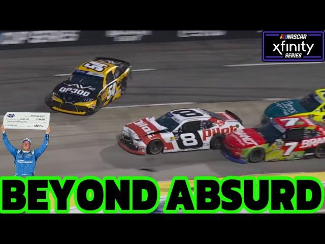 Sammy Smith wipes out Taylor Gray for the win at Martinsville, doesn’t even win, Austin Hill wins
