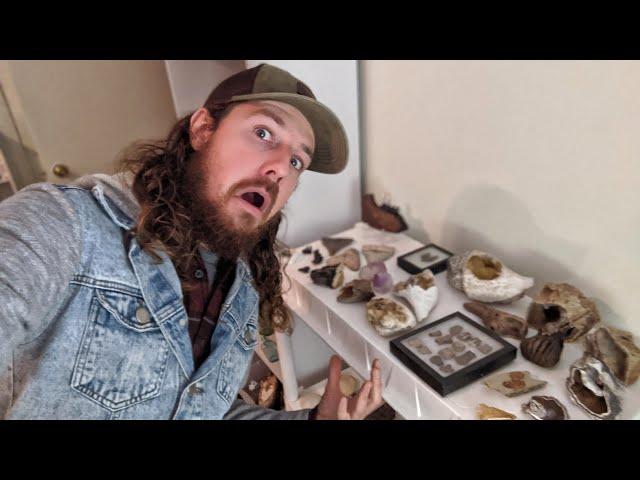 My Collection of Fossils, Crystals, Bottles, Relics & More | The Triumphant Return of Duck Man!