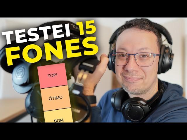 Testei 15 Fones para Home Studio