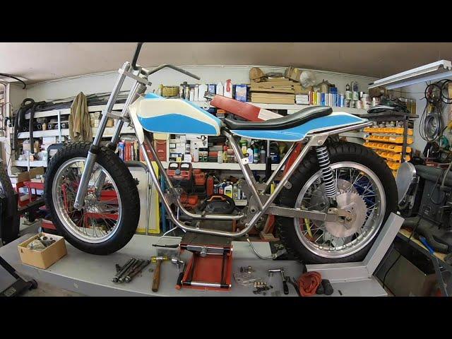 Champion Framed Yamaha 360 Flat tracker repairs